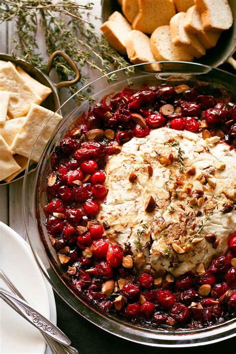 Baked Goat Cheese And Roasted Cranberry Appetizer Recipe