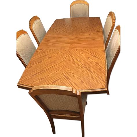 Broyhill Dining Table W 6 Chairs Aptdeco
