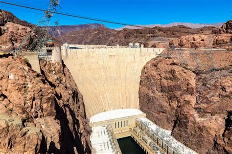 Hoover Dam In Colorado River Stock Photo Image Of Alternative