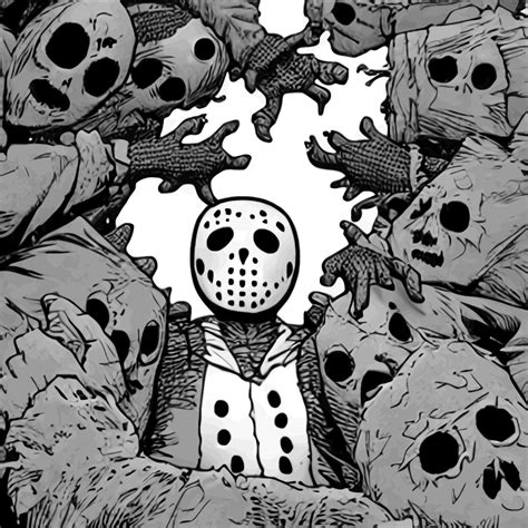 Jason Voorhees Friday The 13th Original Horror Svg Art Print Etsy