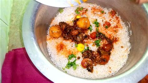 Mazedar Chatpati Beef Alo Sandhi Biryani Recipe 👌😋 Youtube