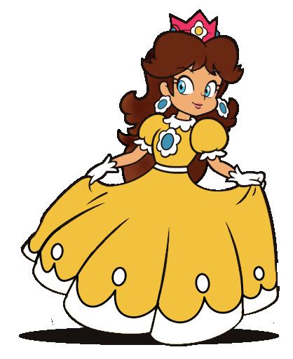 Modernized Classic Daisy Outfit Super Smash Bros Ultimate Concepts