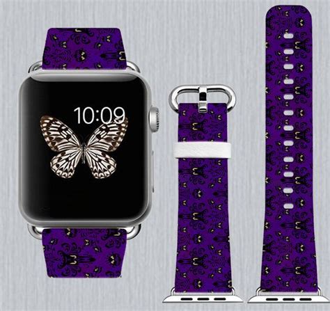 Shop for customized gifts, watch bands, cutting boards, earrings and more. Haunted Mansion Disney Leather Apple watch band by ...