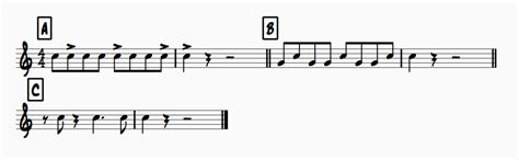 theory - Eighth rest, quarter rest, eighth+quarter notes ...