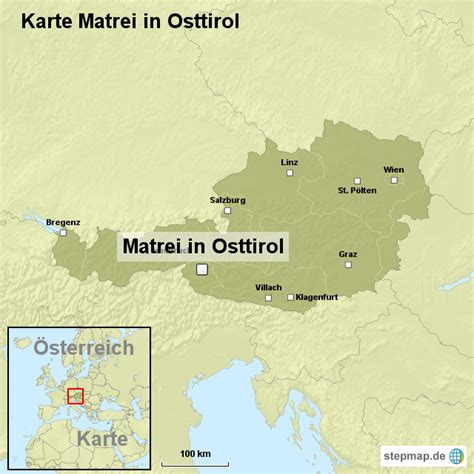 Innerhalb von nur 1 minute können sie hier. Landkarte Osttirol | Kleve Landkarte