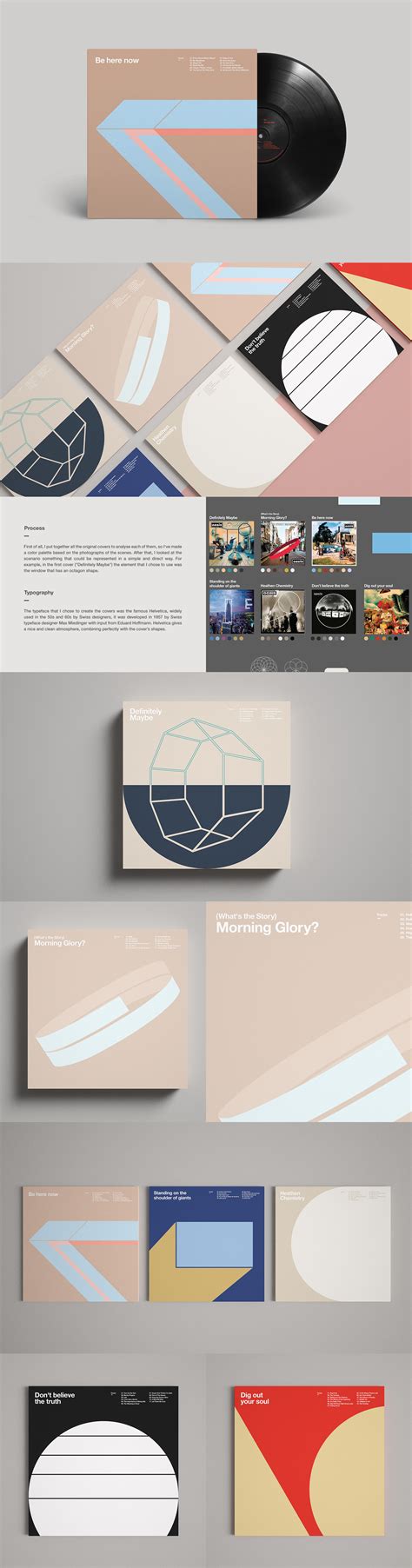Oasis Graphic Album Covers On Behance Music Album Design