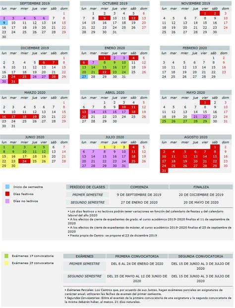 Calendario Universidad Valencia Calendario Jul 2021
