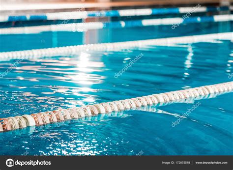 Lanes Of A Competition Swimming Pool — Stock Photo © Arturverkhovetskiy