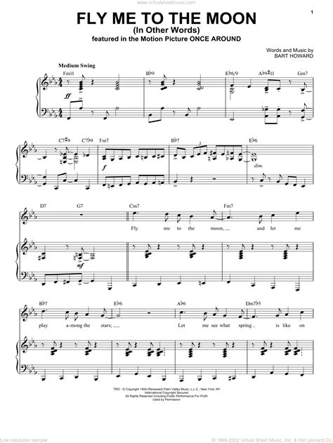 Fly Me To The Moon In Other Words Jazz Version Arr Brent Edstrom