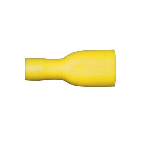 Insulated Yellow Female Spade Connector Terminals Auto Electrical Daltec Vehicle Safety