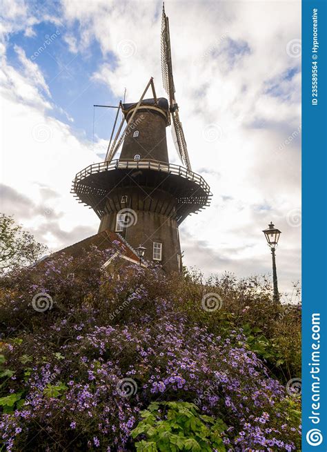 Molen De Valk Is A Tower Mill And Museum In Leiden Netherlands Editorial Stock Image Image Of