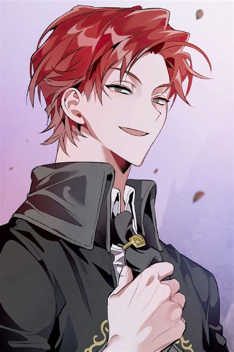 Pin By Afrina On Cale Red Hair Anime Guy Character Art Cute Anime Guys