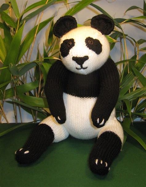 Sale Instant Digital File Pdf Download Panda Bear Toy Pdf Etsy