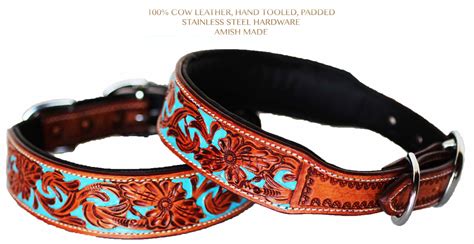 Pet Collars And Jewelry Pet Supplies Pet Collars And Leashes Hand Tooled