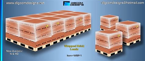 Digcom Designs Wrapped Bricks On Pallets