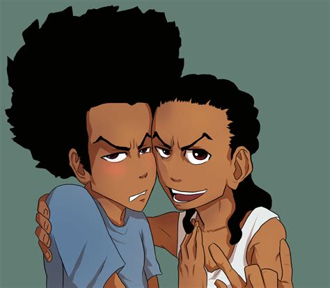 48 Boondocks Wallpaper Huey And Riley Wallpapersafari