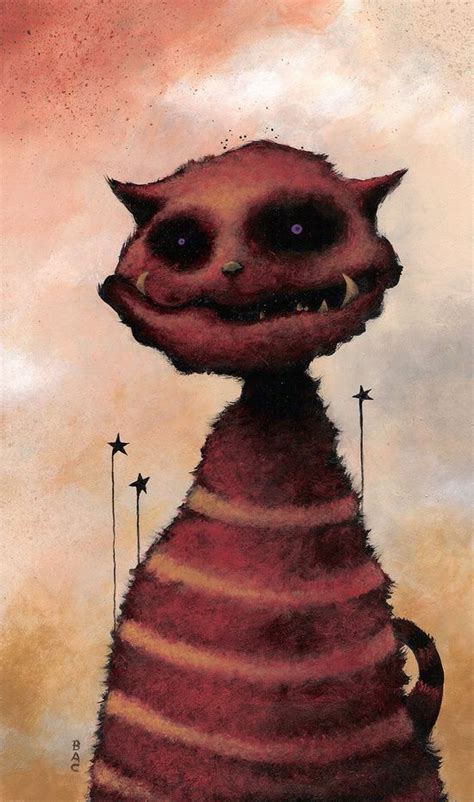 El Gato Rojo Art Print By Bryan Collins Society6 Art Whimsical Art