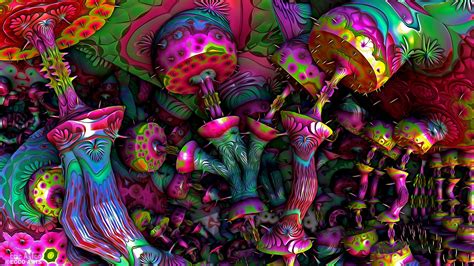 Colorful Mushroom Hd Trippy Wallpapers Hd Wallpapers Id 56685