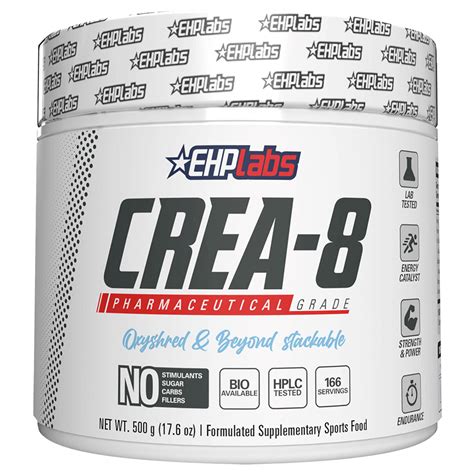 Crea 8 Pure Creatine Monohydrate Ehplabs Massivejoes