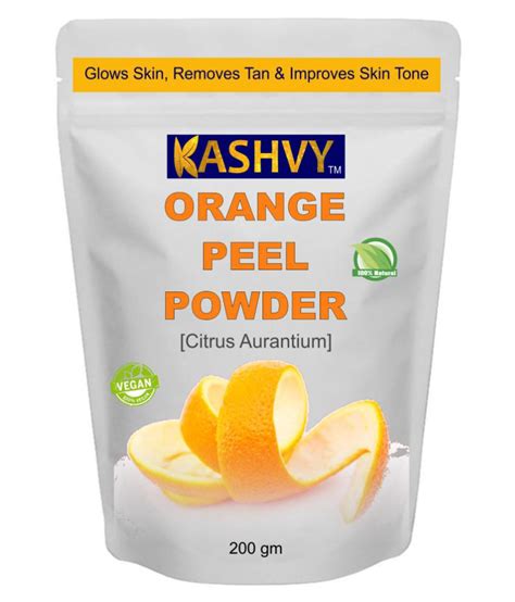 Kashvy Loose Powder Orange Peel Powder For Skin 200 Gm Buy Kashvy