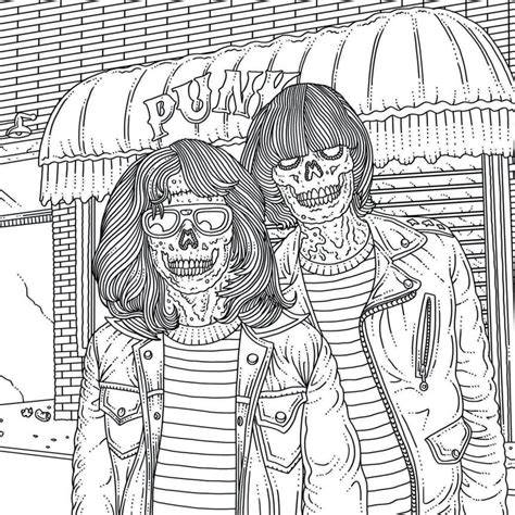 Beauty Of Horror Coloring Pages