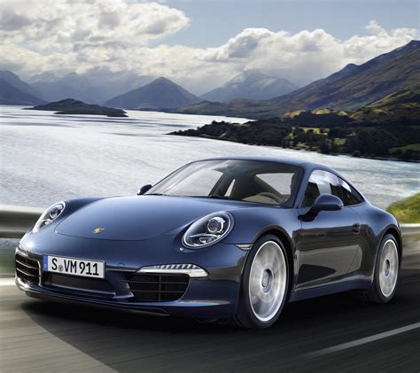 Porsche 911 Carrera Blue Sport Car Hd Wallpaper Pc Free Download Hd
