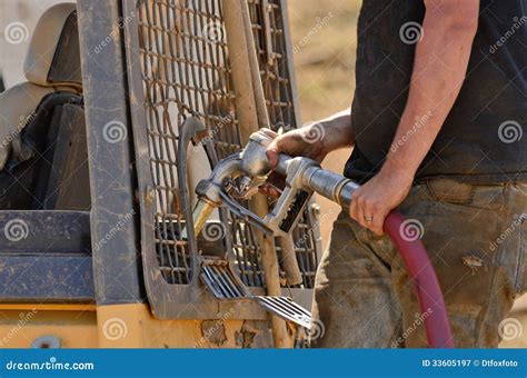 Fill Up Stock Image Image Of Tractor Refueling Vehicle 33605197