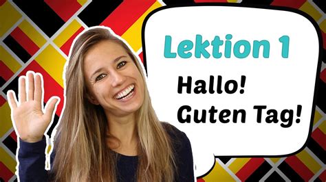 German Lesson 1 Learn German For Beginners German Greetings 🤗 Youtube