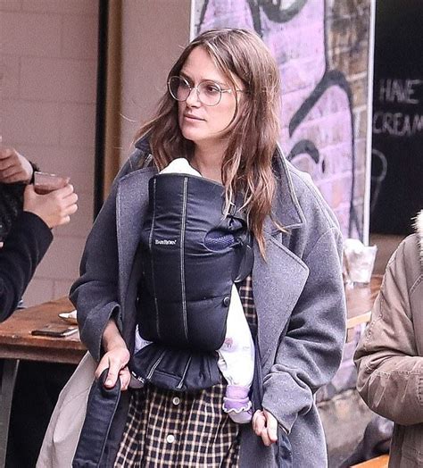 Keira Knightley Goes Make Up Free As She Steps Out With Newborn Baby