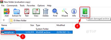 How To Fix The Corrupted Archive Files Using Winrar