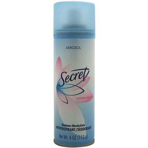 Secret Anti Perspirant Deodorant Aerosol Spray Powder Fresh 4 Oz Pack