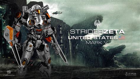 Custom Fan Made Pacific Rim Jaeger Strider Zeta By Rs2studios On Deviantart
