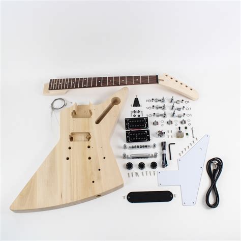These come with all the parts that you need to assemble. Gibson Explorer Guitar Kit - DIY Guitars