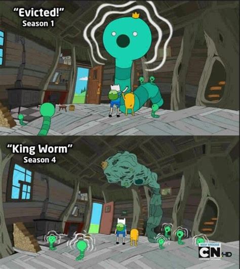 Adventure Time King Worm Adventure Time Anime Adventure Time Cartoon Movie Characters