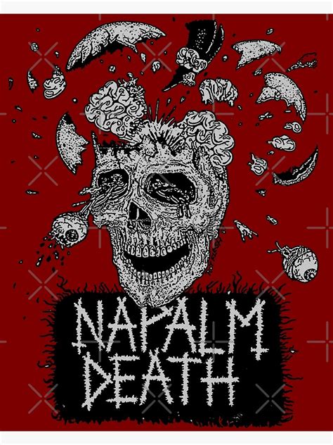 Napalm Death Poster For Sale By Bristolhummm Redbubble