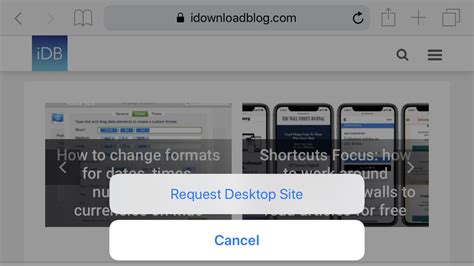 How To View The Desktop Version Of A Site In Safari