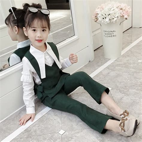 Clothes Set For Girls 2018 Kids Autumn Baby Girls 3pcs Clothes Set For
