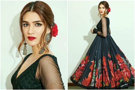 kriti sanon in our black lehenga mx