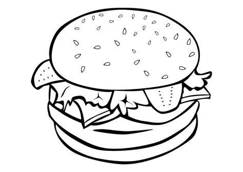 Alimentos Não Saudaveis Para Colorir