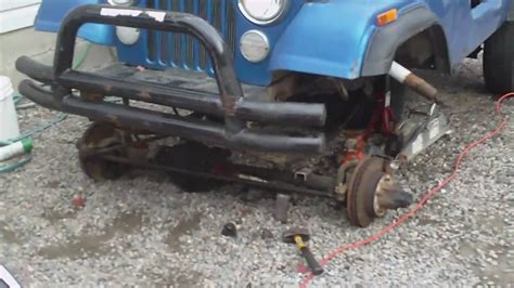 Jeep Cj7 Spring Over Lift Pt 1 Youtube