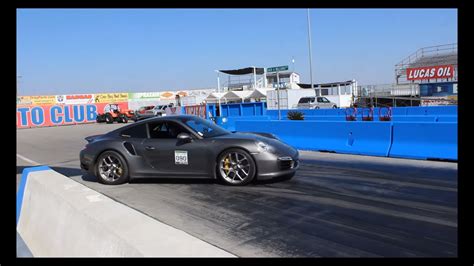 1100 Hp Porsche 911 Turbo Almost Takes Off During Drag Launch