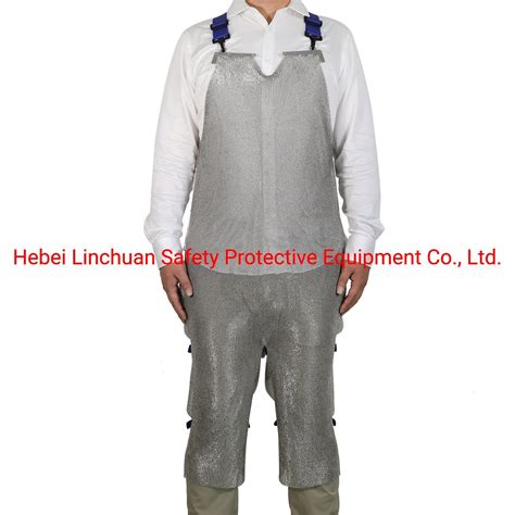 Stainless Steel Wire Metal Chainmail Meat Cutting Working Apron China