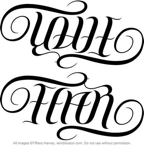 Love Pain Ambigram