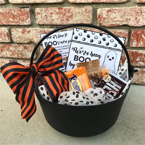 Spooky Halloween Boo Smores Kits With Free Printable Giggles Galore