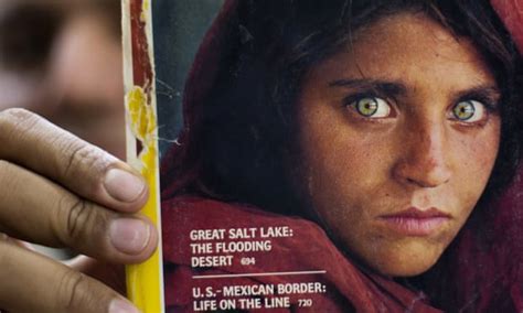 Famous Green Eyed Afghan Girl On 1985 National Geographic Cover