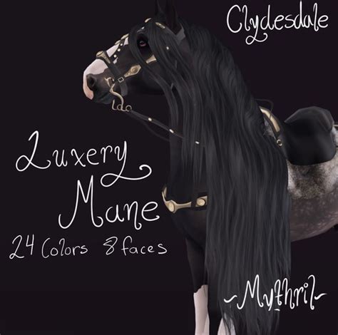 Second Life Marketplace Mythril Luxury Mane Clydesdale