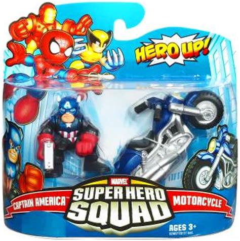 Marvel Super Hero Squad Series 17 Captain America Motorcycle 3 Mini