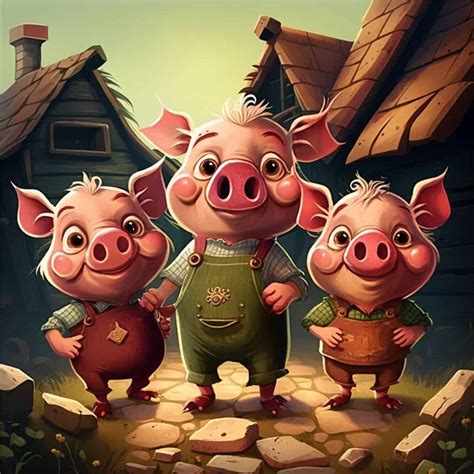 The Three Little Pigs Short Bedtime Story