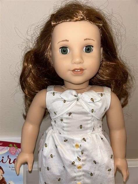 american girl doll of the year 2019 blaire red hair green eyes book