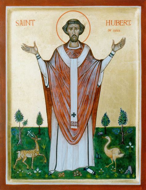 St Hubert of Liege - Aidan Hart Sacred Icons